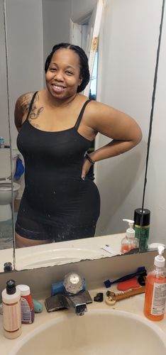 Customer photo review of Booty Boosting Body Suit - Side Zipper