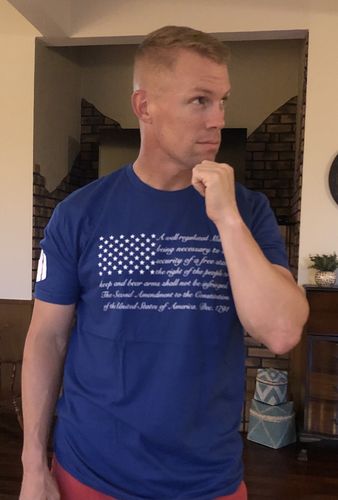 Customer photo review of 2nd Amendment Flag 2 Mens Apparel
