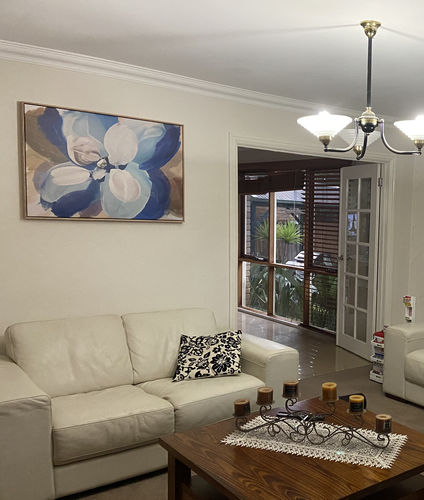 Customer photo review of Imbue | Abstract Art