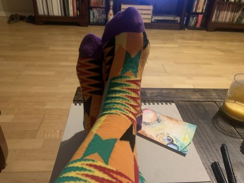 Customer photo review of The Classic Afrisocks Collection