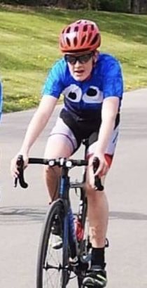 Customer photo review of Cookie Monster - Ride, Bike, Eat Cookie! Cycling Jersey