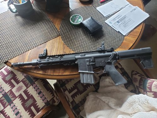 Customer photo review of AR-15 7" M-LOK Slim Light Handguard - MMARB7