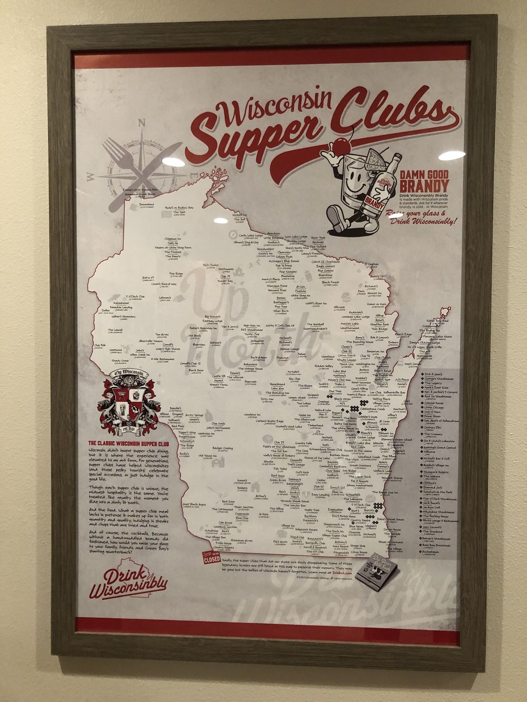 Customer photo review of Wisconsin Supper Clubs Poster