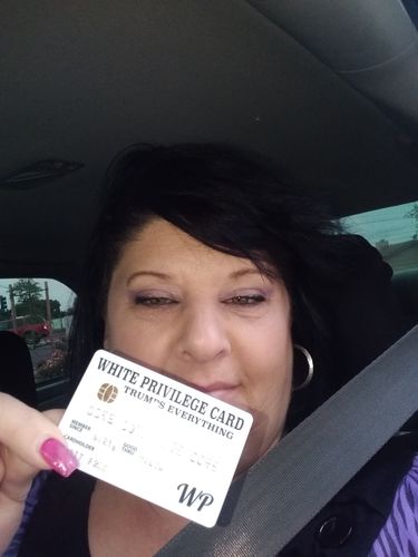 Customer photo review of White Privilege Card