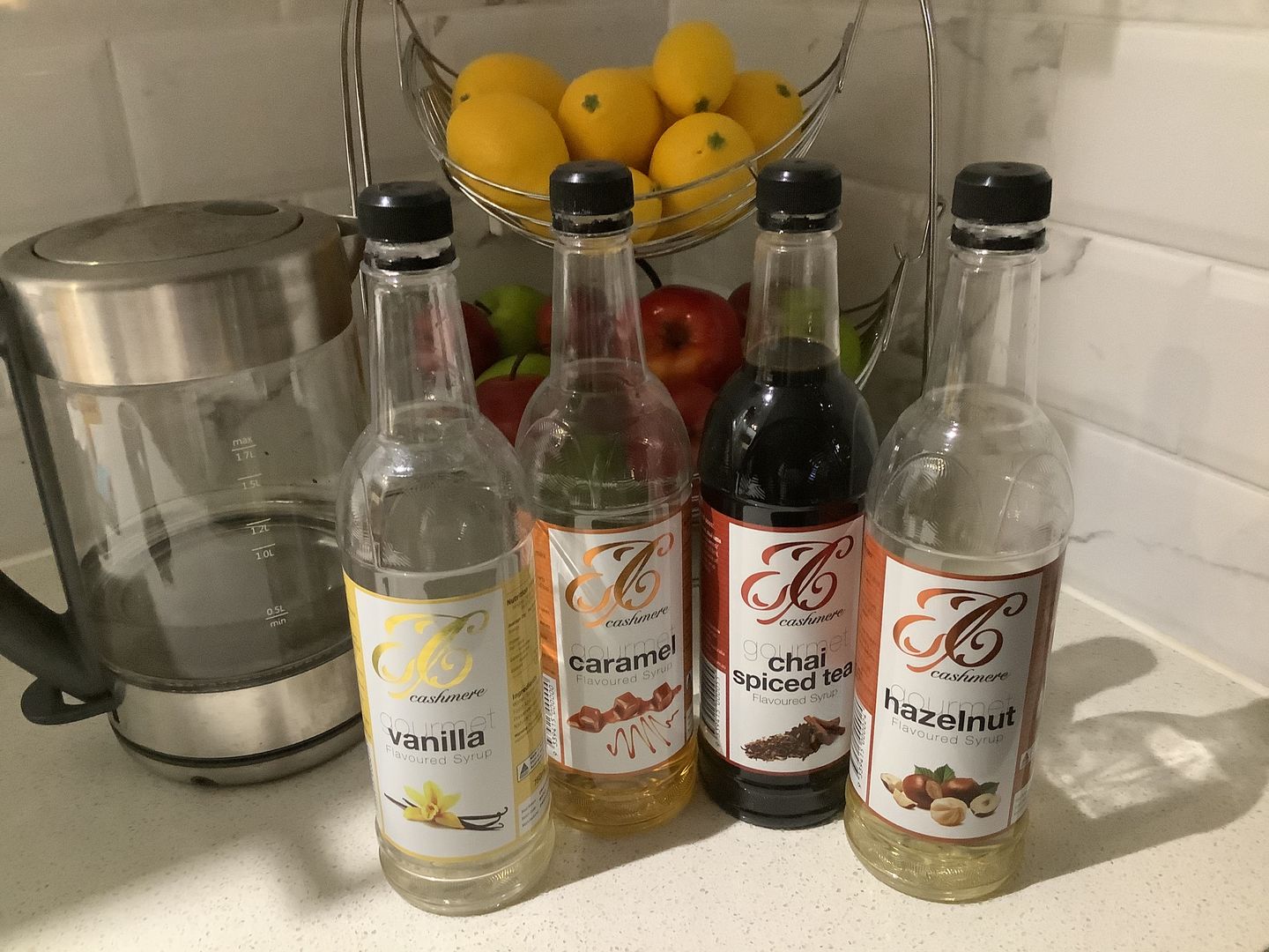Customer photo review of Hazelnut Coffee Syrup