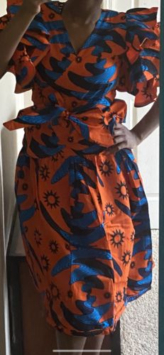 Customer photo review of African Print Fari Top & Skirt Set