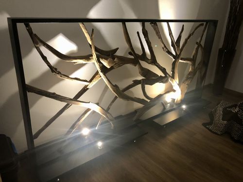 Customer photo review of MAZE Holz Raumteiler 220 cm x 100 cm