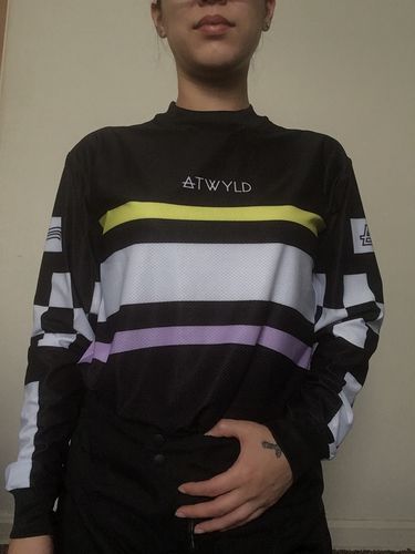 Customer photo review of Send It Jersey Black