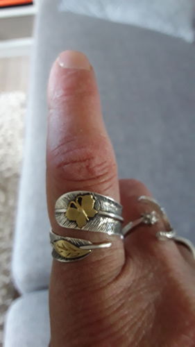 Customer photo review of La Feuille - 925 Sterling Zilver