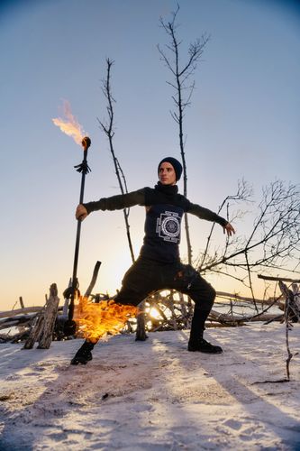 Customer photo review of Scout Shrug