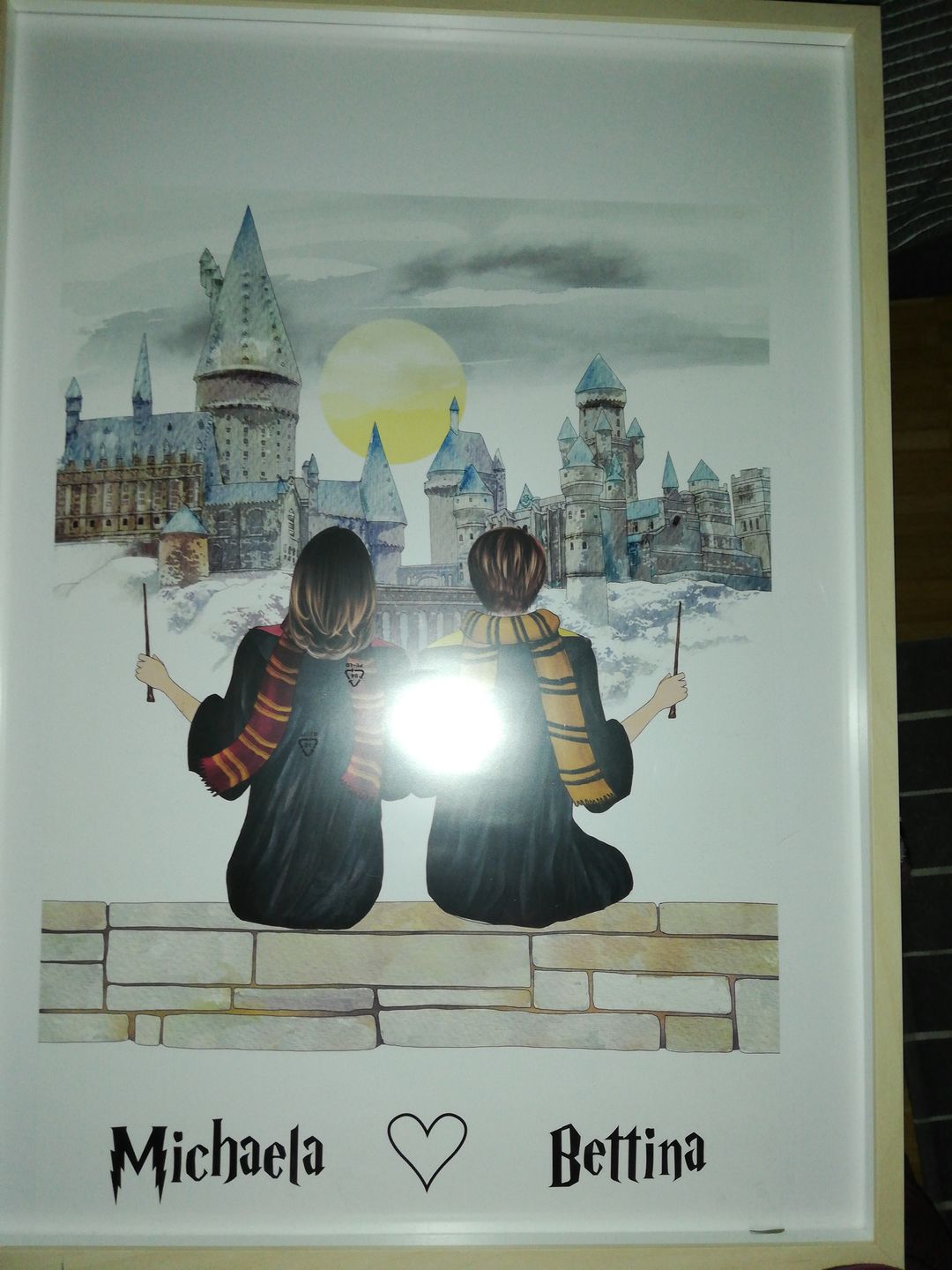 Customer photo review of Zauberinnen/Zauberer - Personalisiertes Poster