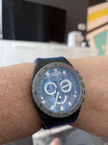 Customer photo review of Speedtrap - Blue Swiss Sport Chrono Watch