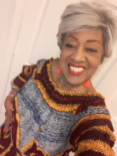 Customer photo review of RANIA ONE SIZE MAXI DRESS