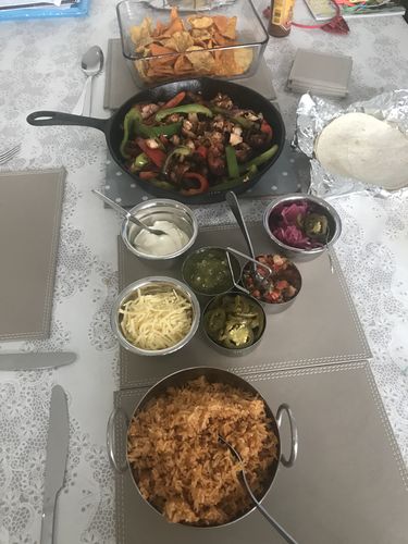 Customer photo review of Boojum Chicken Fajita Meal Kit For 4 People
