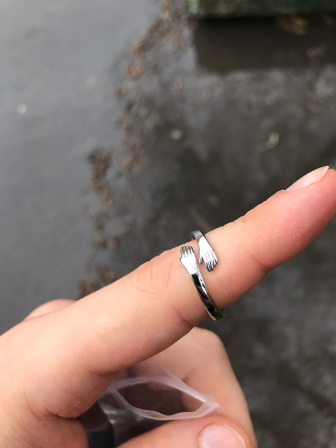 Customer photo review of Embrace | Hug Ring | 925 Sterling Silver