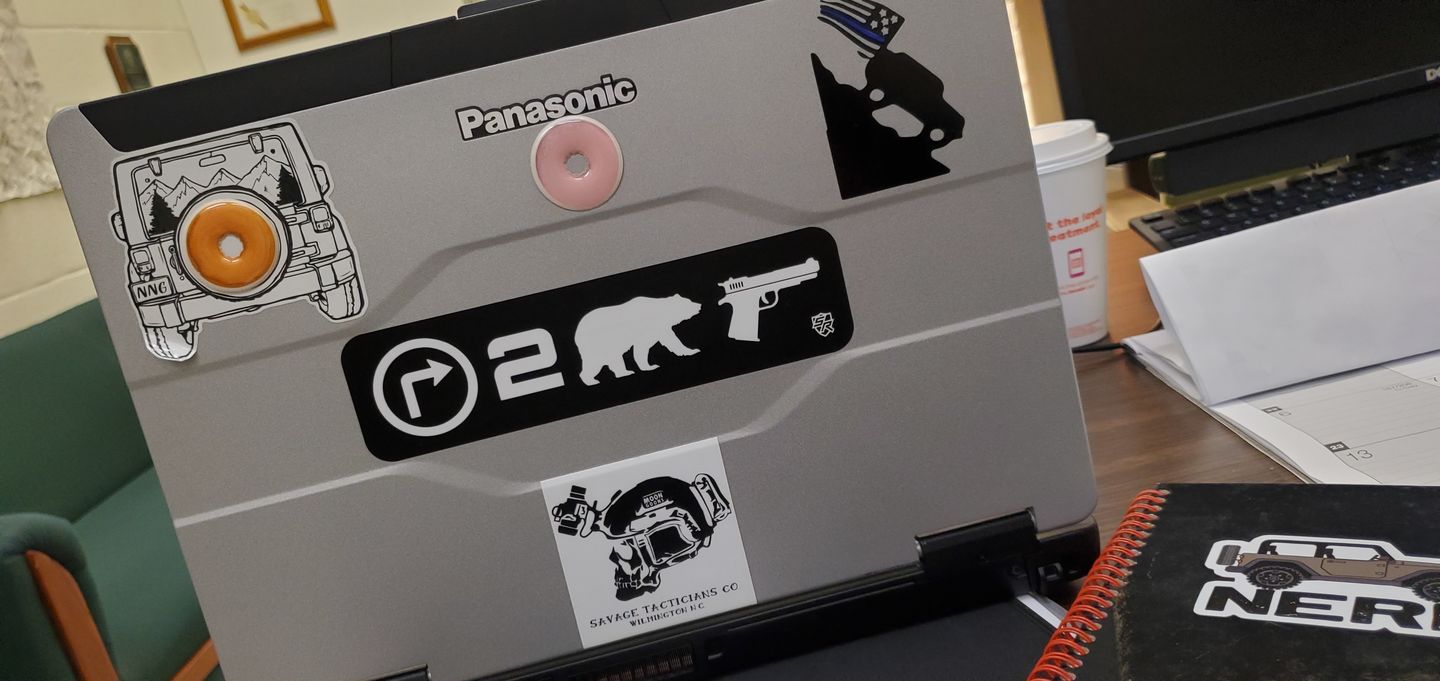 Customer photo review of Right 2 Bear Arms Decal