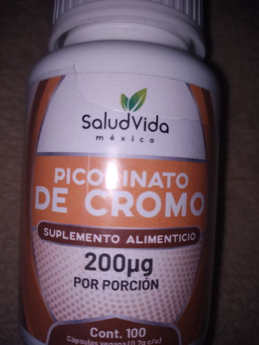 Customer photo review of Picolinato de cromo 200mcg y Espirulina (3x2 Aplicado)