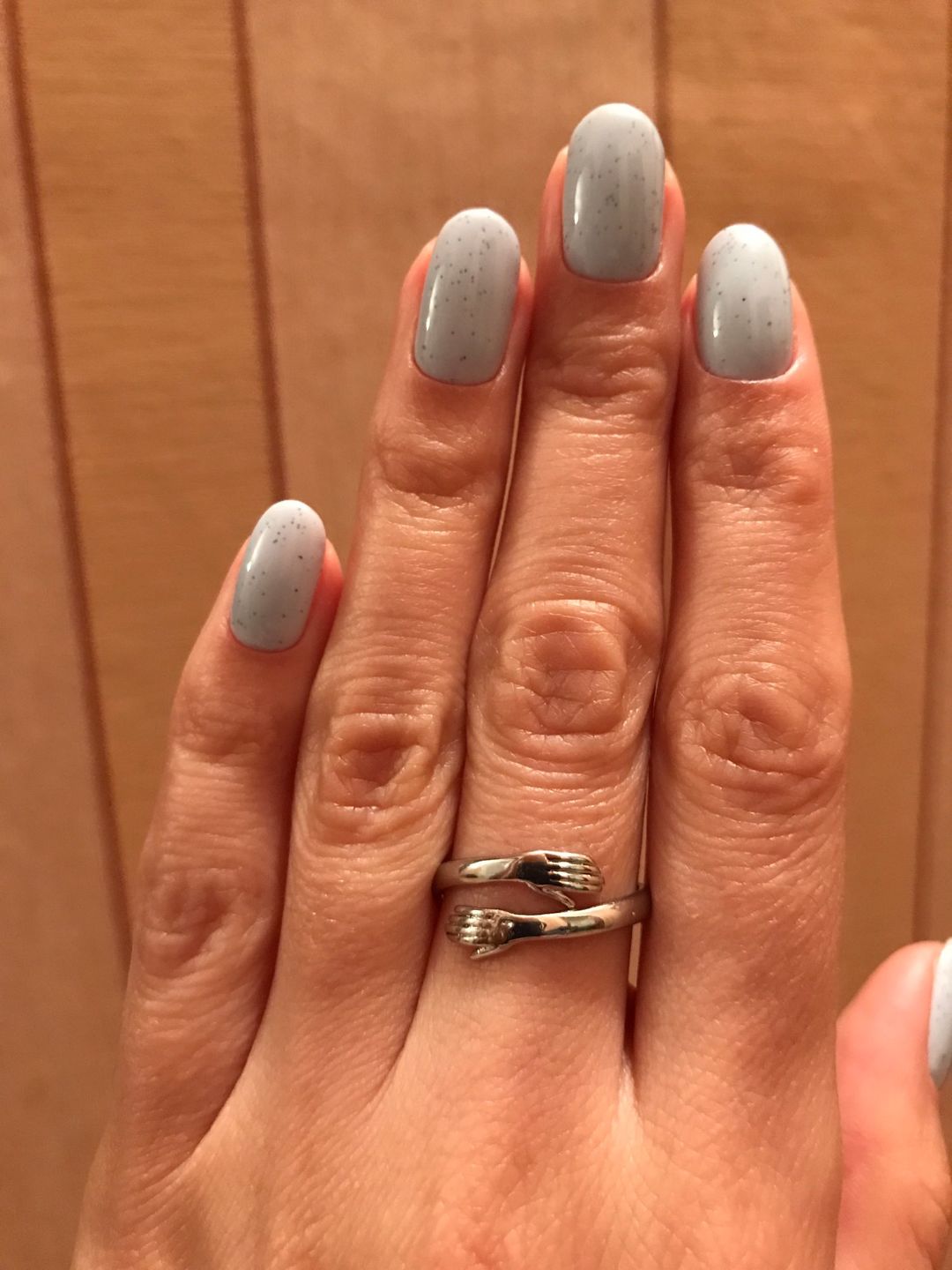 Customer photo review of Embrace | Hug Ring | 925 Sterling Silver