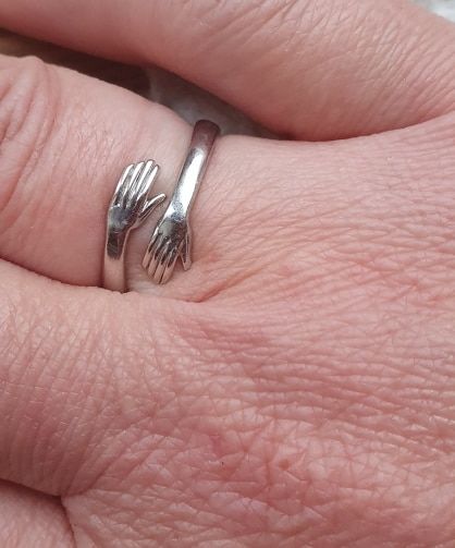 Customer photo review of Embrace | Hug Ring | 925 Sterling Silver