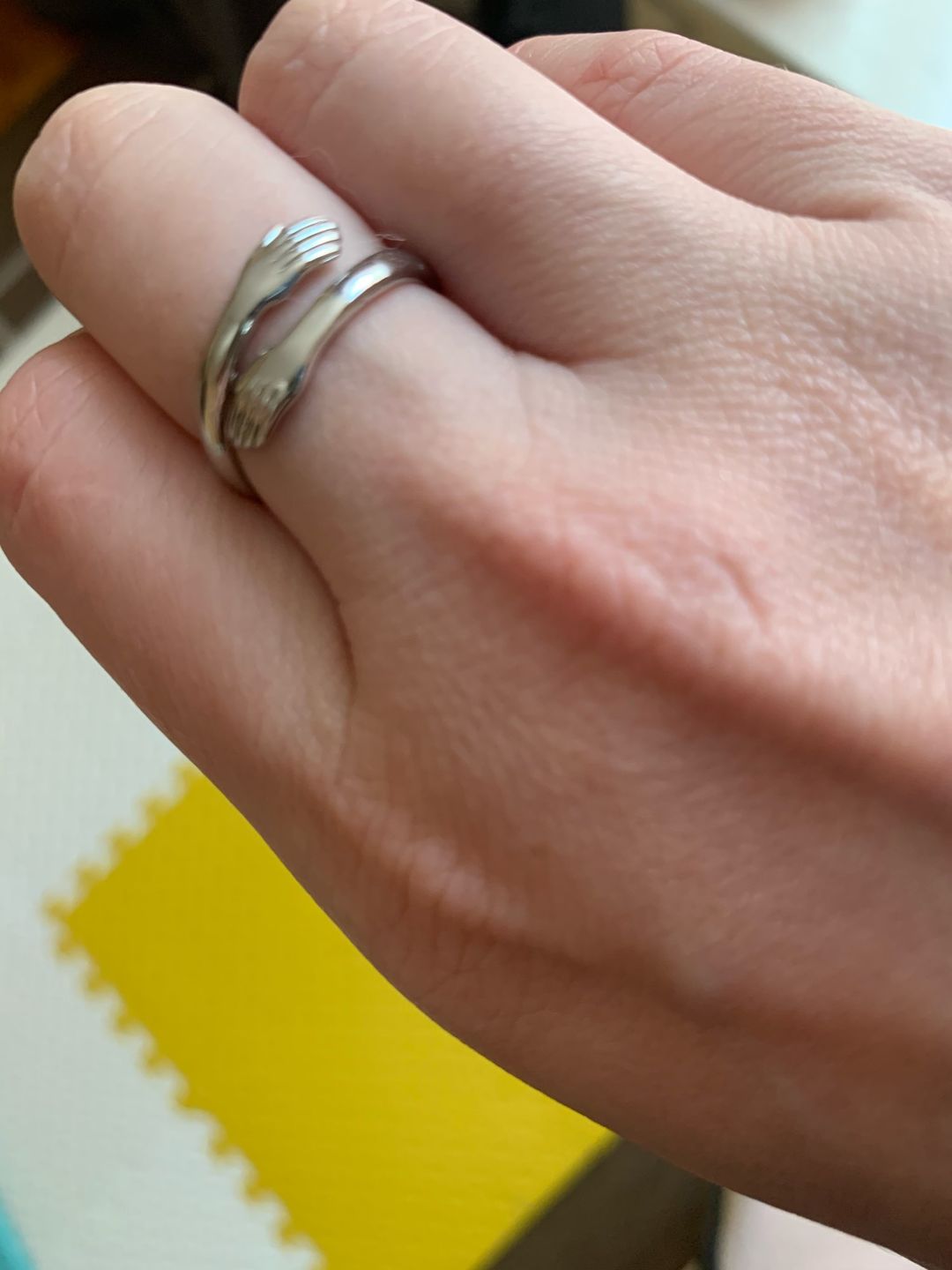 Customer photo review of Embrace | Hug Ring | 925 Sterling Silver