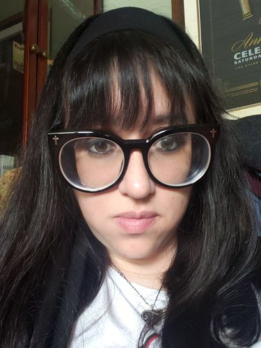 Customer photo review of PRE-ORDER - Art Deco Head Scarf in Black Ponte