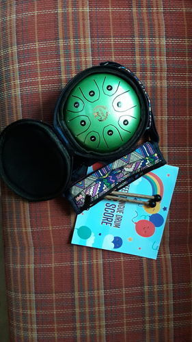 Customer photo review of Sonodrum Zungentrommel - "Standard" - Handgefertigt - (14cm / 20cm) - 8 Zungen - C-Dur
