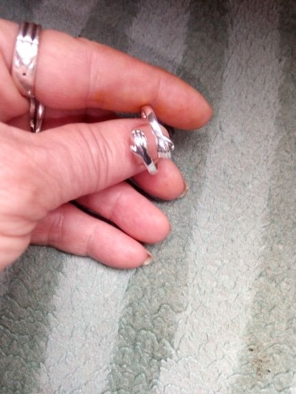 Customer photo review of Embrace | Hug Ring | 925 Sterling Silver