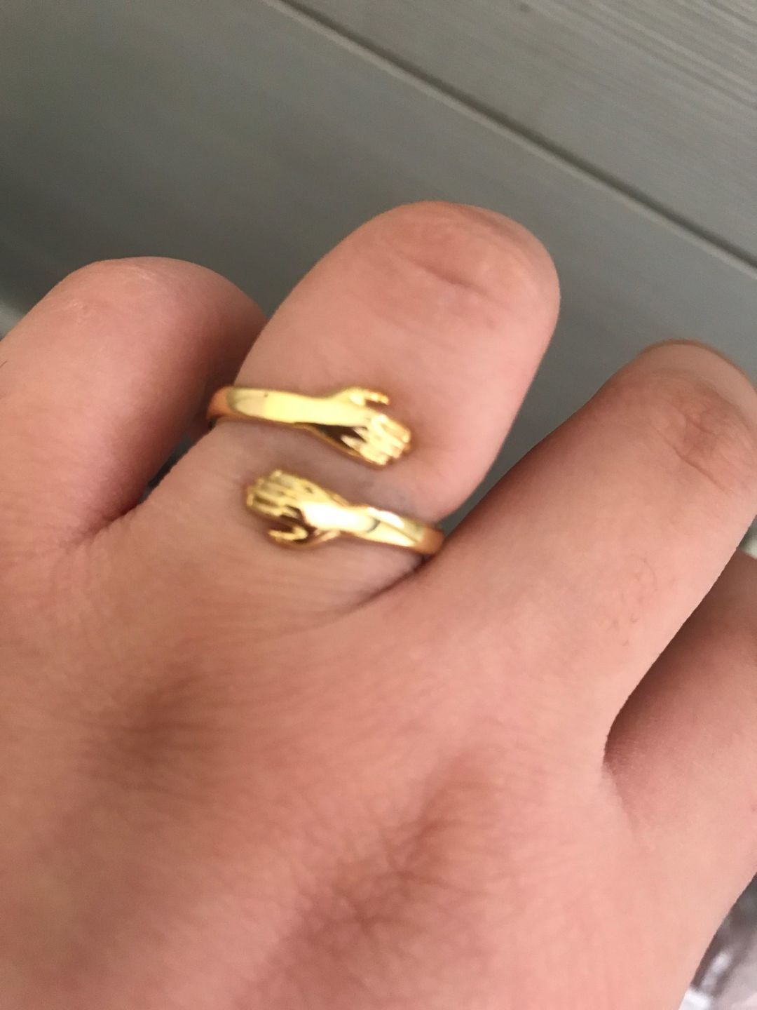 Customer photo review of Embrace | Hug Ring | 925 Sterling Silver