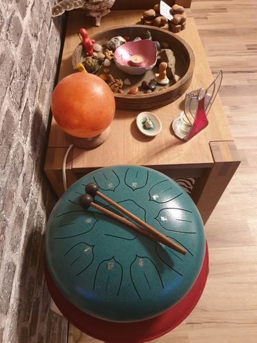 Customer photo review of Sonodrum Zungentrommel - "Standard" - Handgefertigt - 30cm - 11 Zungen - D-Dur