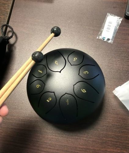 Customer photo review of Sonodrum Zungentrommel - "Standard" - Handgefertigt - 30cm - 11 Zungen - D-Dur