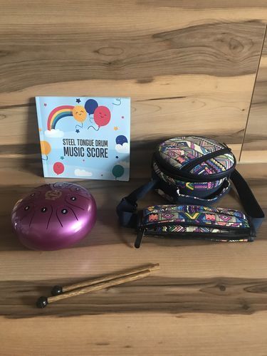 Customer photo review of Sonodrum Zungentrommel - "Standard" - Handgefertigt - (14cm / 20cm) - 8 Zungen - C-Dur