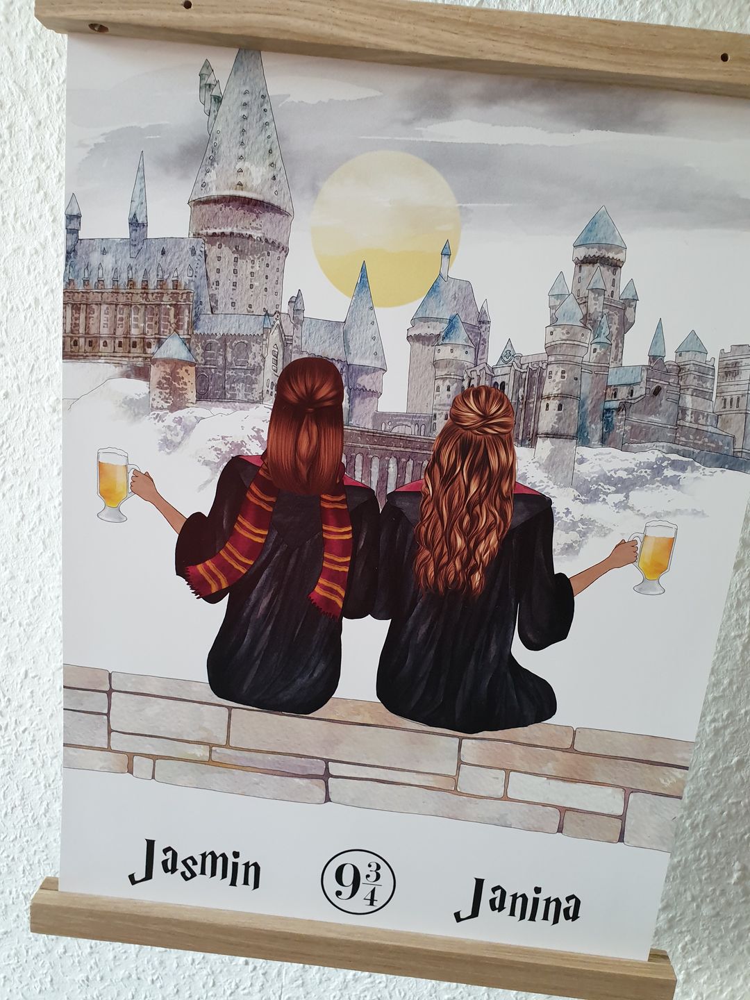 Customer photo review of Zauberinnen/Zauberer - Personalisiertes Poster