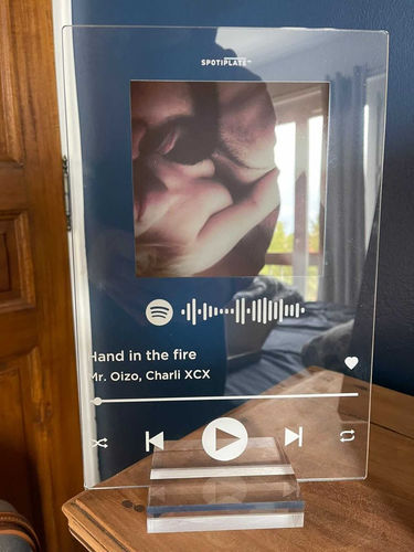 Customer photo review of Plaque personnalisée