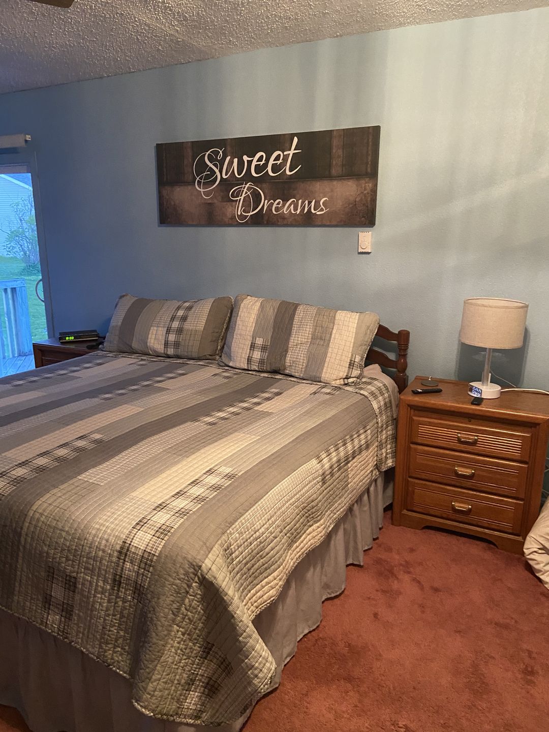 Customer photo review of Sweet Dreams Wall Art Canvas, Sweet Dreams Above The Bed