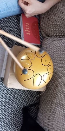 Customer photo review of Sonodrum Zungentrommel - "Standard" - Handgefertigt - 30cm - 11 Zungen - D-Dur