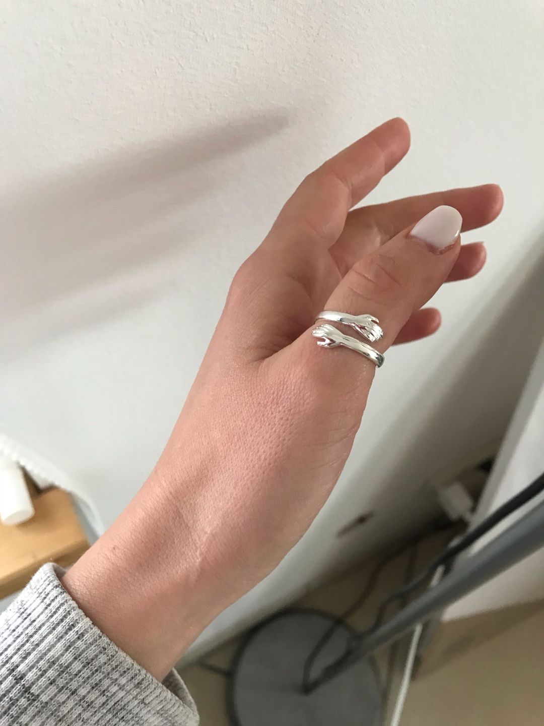 Customer photo review of Embrace | Hug Ring | 925 Sterling Silver