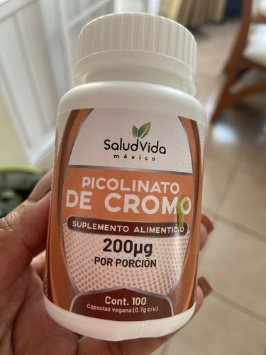 Customer photo review of Picolinato de cromo 200mcg y Espirulina (3x2 Aplicado)