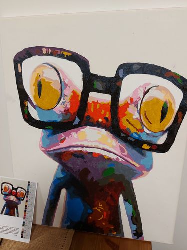 Customer photo review of Rana con gafas