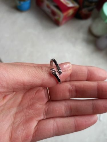 Customer photo review of Embrace | Hug Ring | 925 Sterling Silver