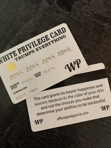 Customer photo review of White Privilege Card