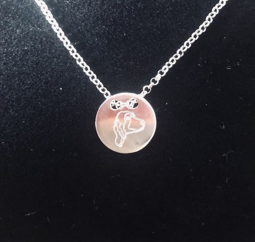 Customer photo review of Silber Lineart Love Halskette