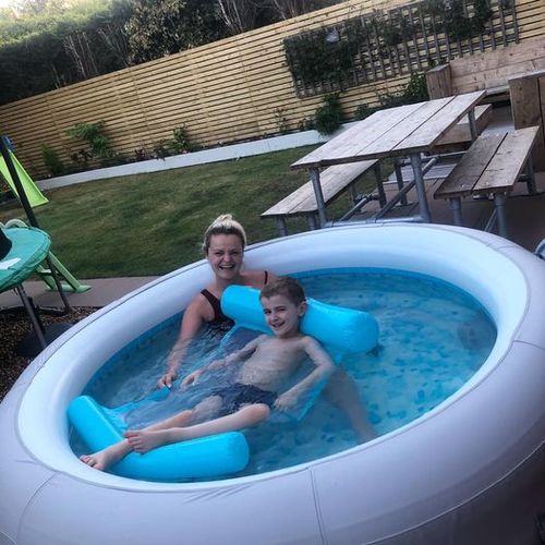 Customer photo review of 4-In-1 Ultimate Water Lounger