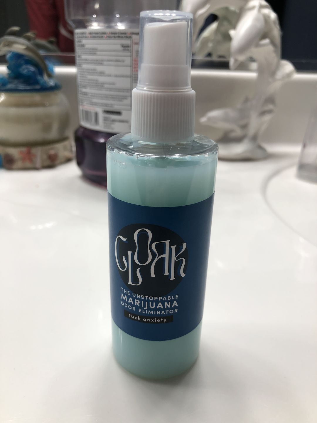 Customer photo review of Fuck Anxiety Cloak Spray