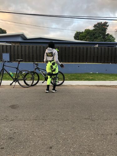 Customer photo review of Mirage Booty-Lift Tie Dye Leggings