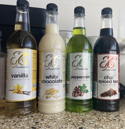 Customer photo review of Peppermint Coffee Syrup