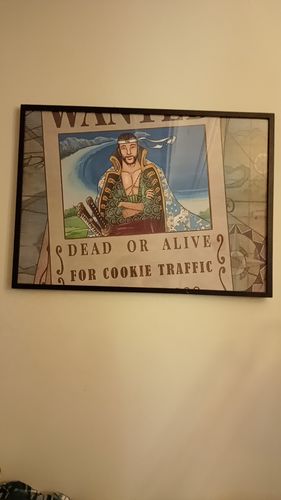 Customer photo review of Le Cadre Affiche One Piece Personnalisé