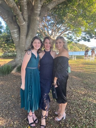 Customer photo review of Sonia Lace Midi Dress - Navy