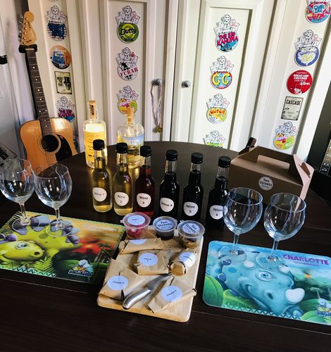 Customer photo review of Zoom Virtual Wine Tasting - 6 of the best