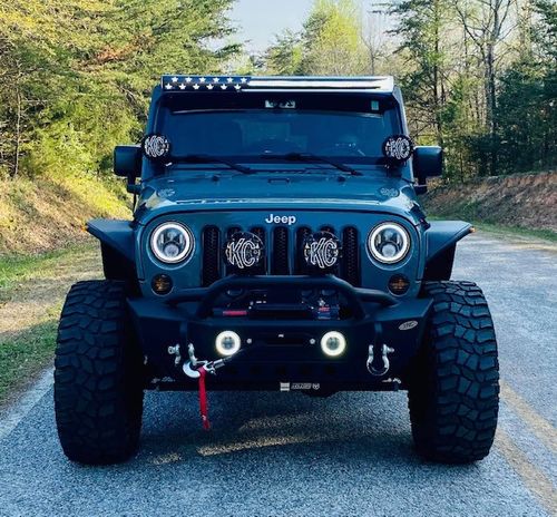 Customer photo review of Aerolidz Light Bar Cover - 50” 52” - Smoked - Dual Row