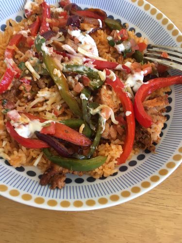 Customer photo review of Boojum Chicken Fajita Meal Kit For 4 People